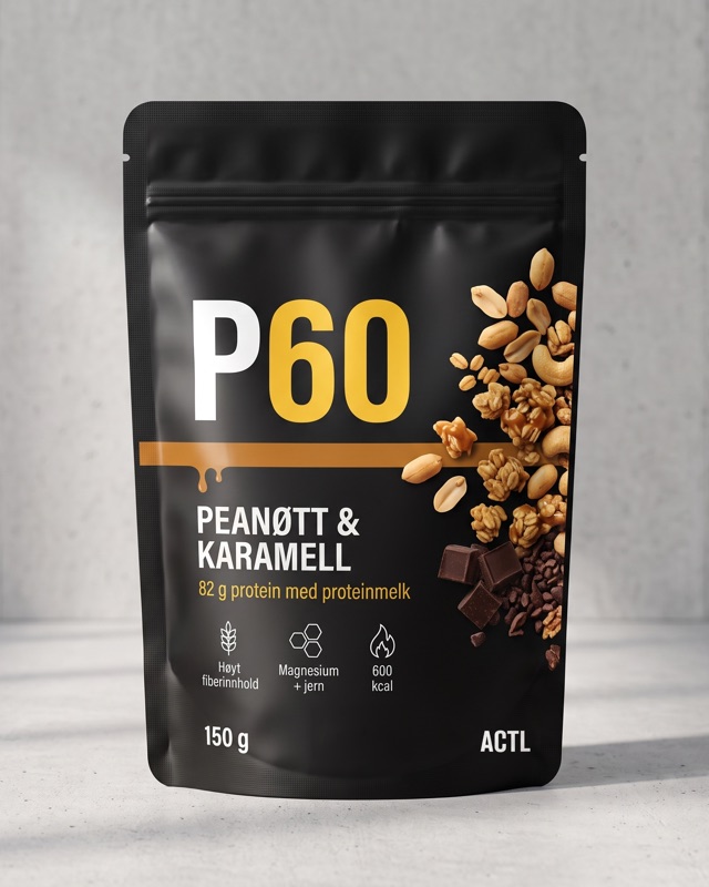 ACTL P60-pose, peanøtt og karamell